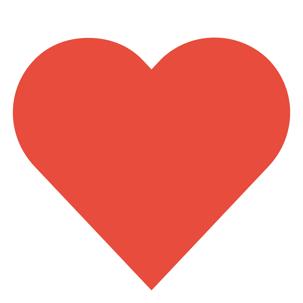 Heart Icon Small Flat  HD Free Download
