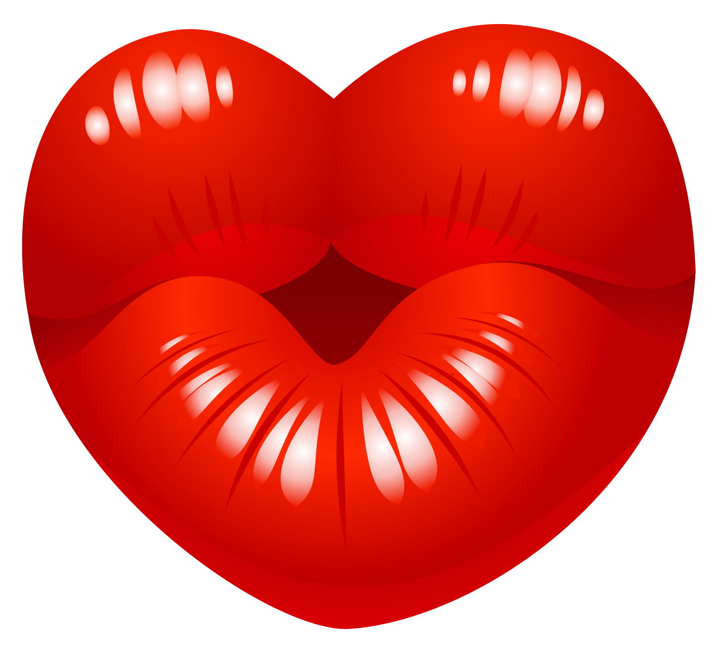 Heart PNG Transparent Kiss  HD Free Download