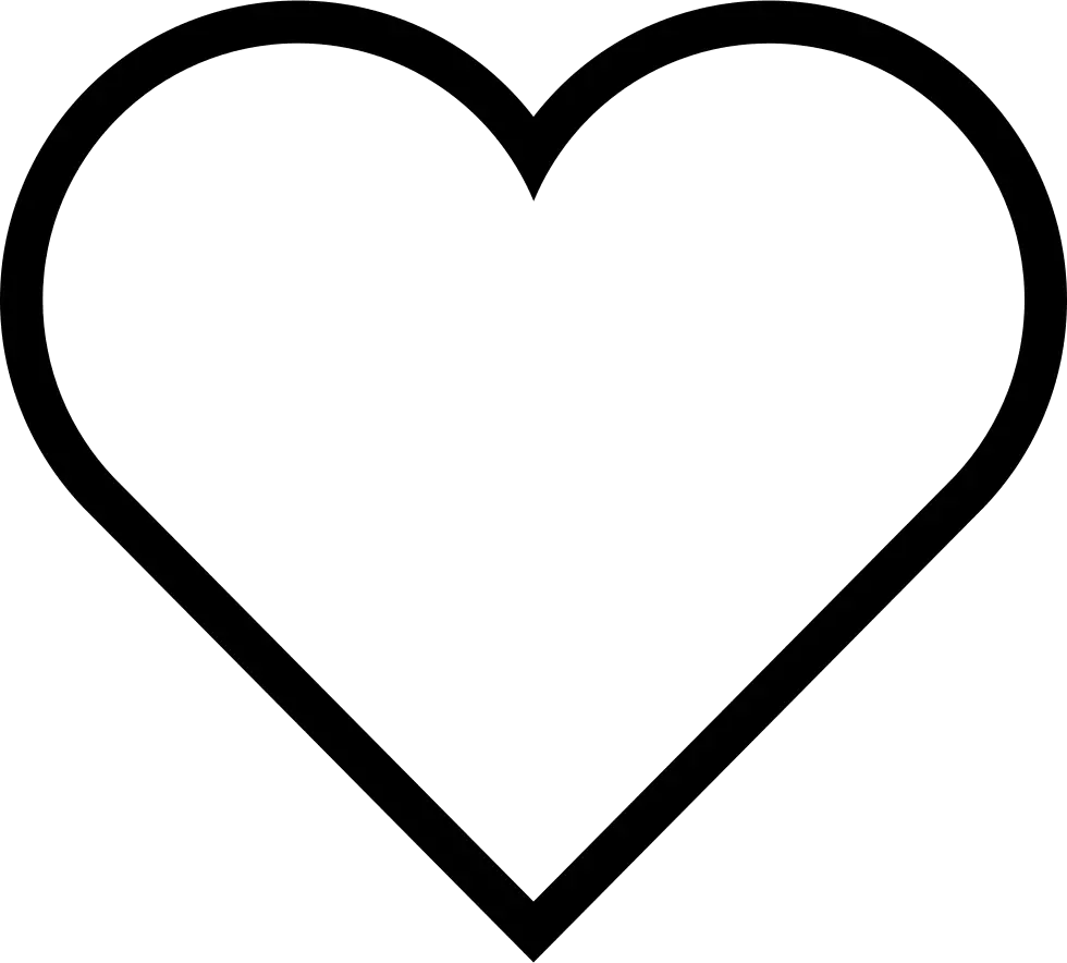 Heart Shape Ios Heart Outline Svg PNG Icon  HD Free Download