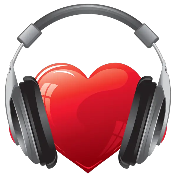 Heart With Headphones PNG Clipart Image Gallery  HD Free Download