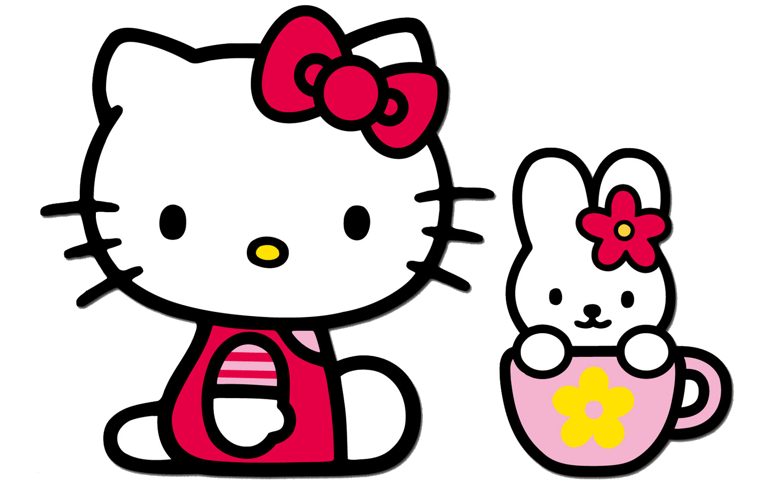 Hello Kitty With Balloons PNG Clip Art  HD Free Download