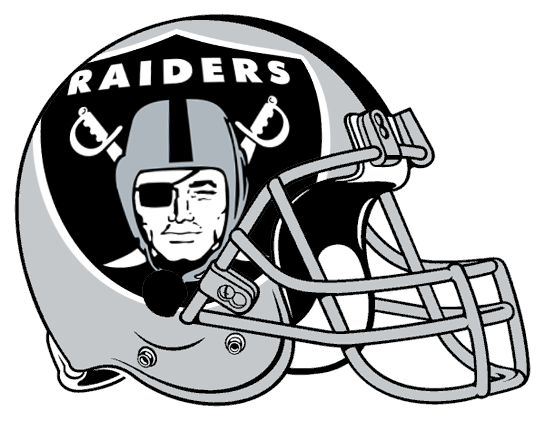 Helmet Clipart Oakland Raiders Pencil Color  HD Free Download