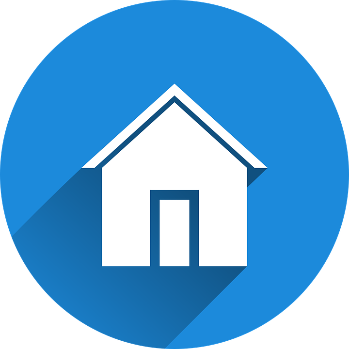 Home Start Blue Logo Icon  HD Free Download