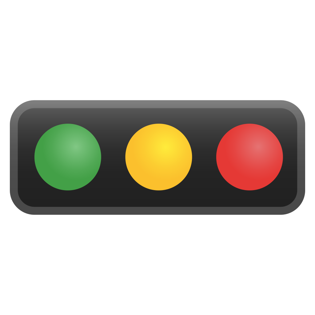 Horizontal Traffic Light Icon Noto Emoji Travel Places Iconset Google  HD Free Download