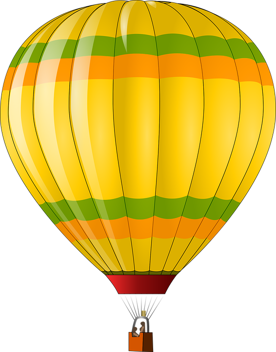 Hot Air Balloon Transport Vector Graphic   HD Free Download