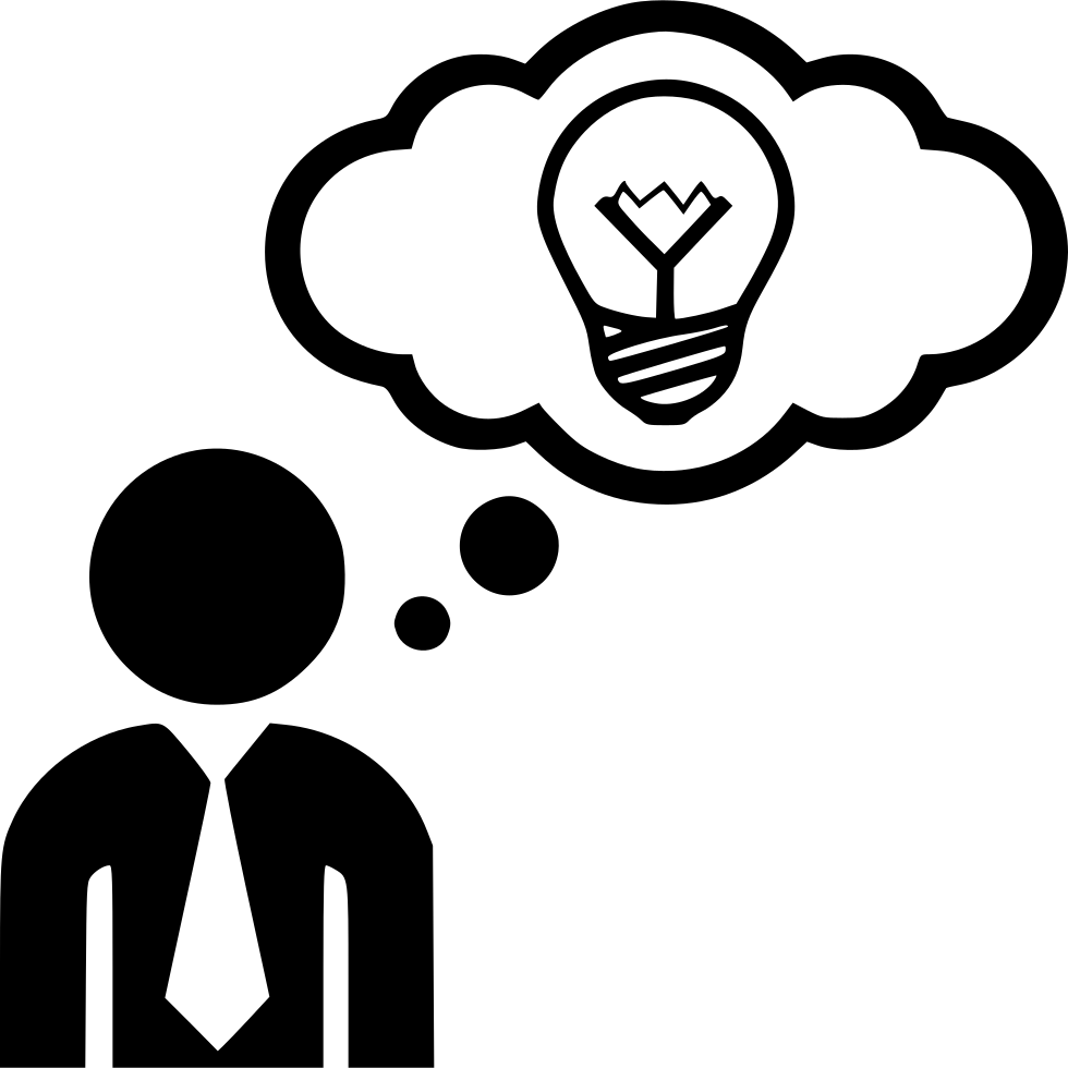 Idea Think Thinking Man Svg PNG Icon  HD Free Download