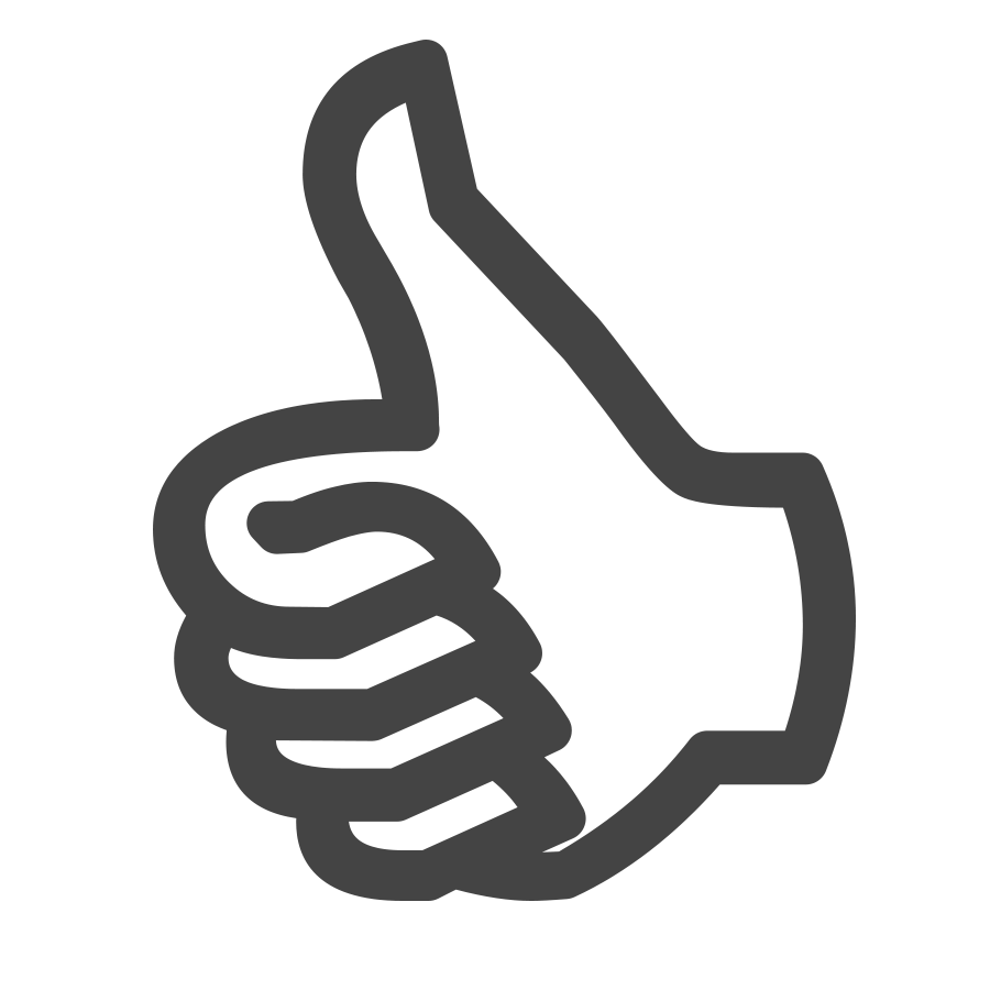 Image Icon Thumbs Hands Outline  HD Free Download