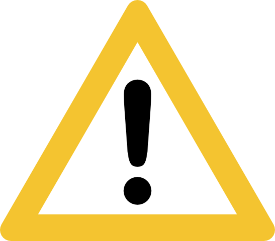 Image Warning Sign Yellow Stroke Border  HD Free Download