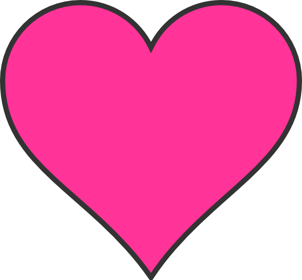 Imagem Transparente GrÃ¡tis De CoraçÃ£o Rosa Simples  HD Free Download