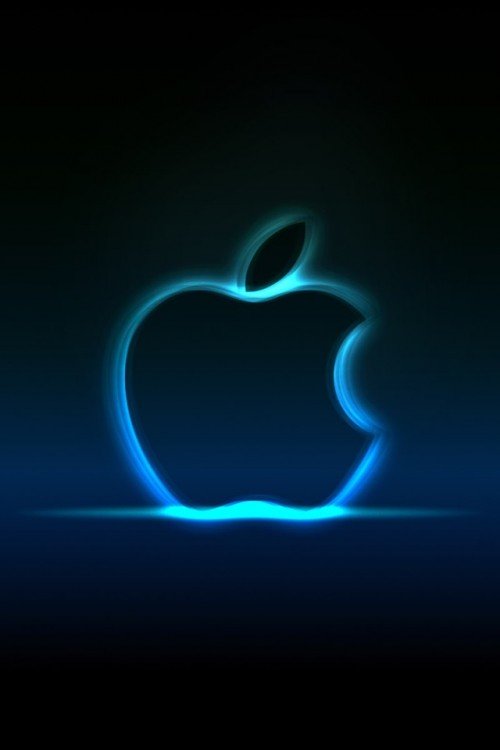 Iphone Blue Glossy Logo PNG  HD Free Download