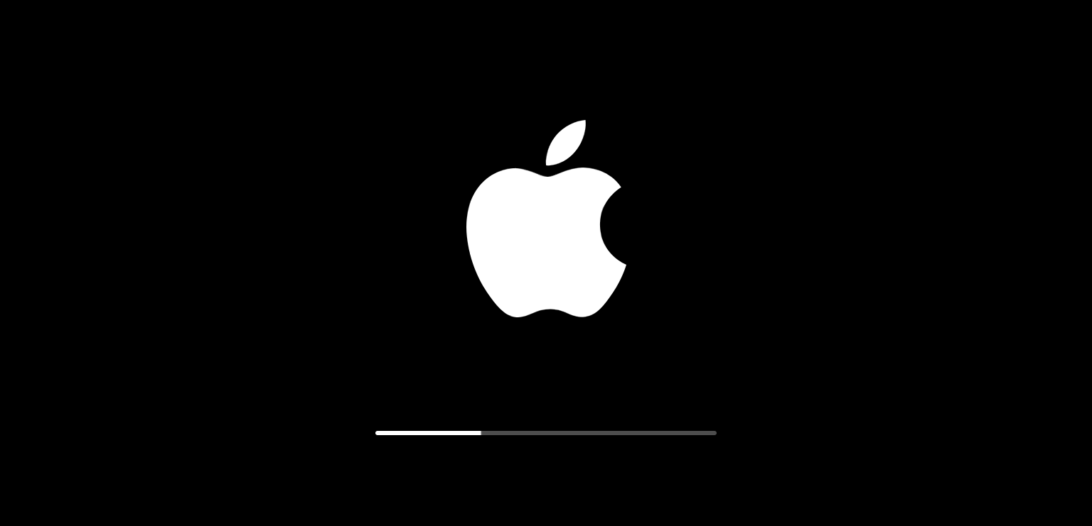Iphone Emblem Loading On Black  HD Free Download