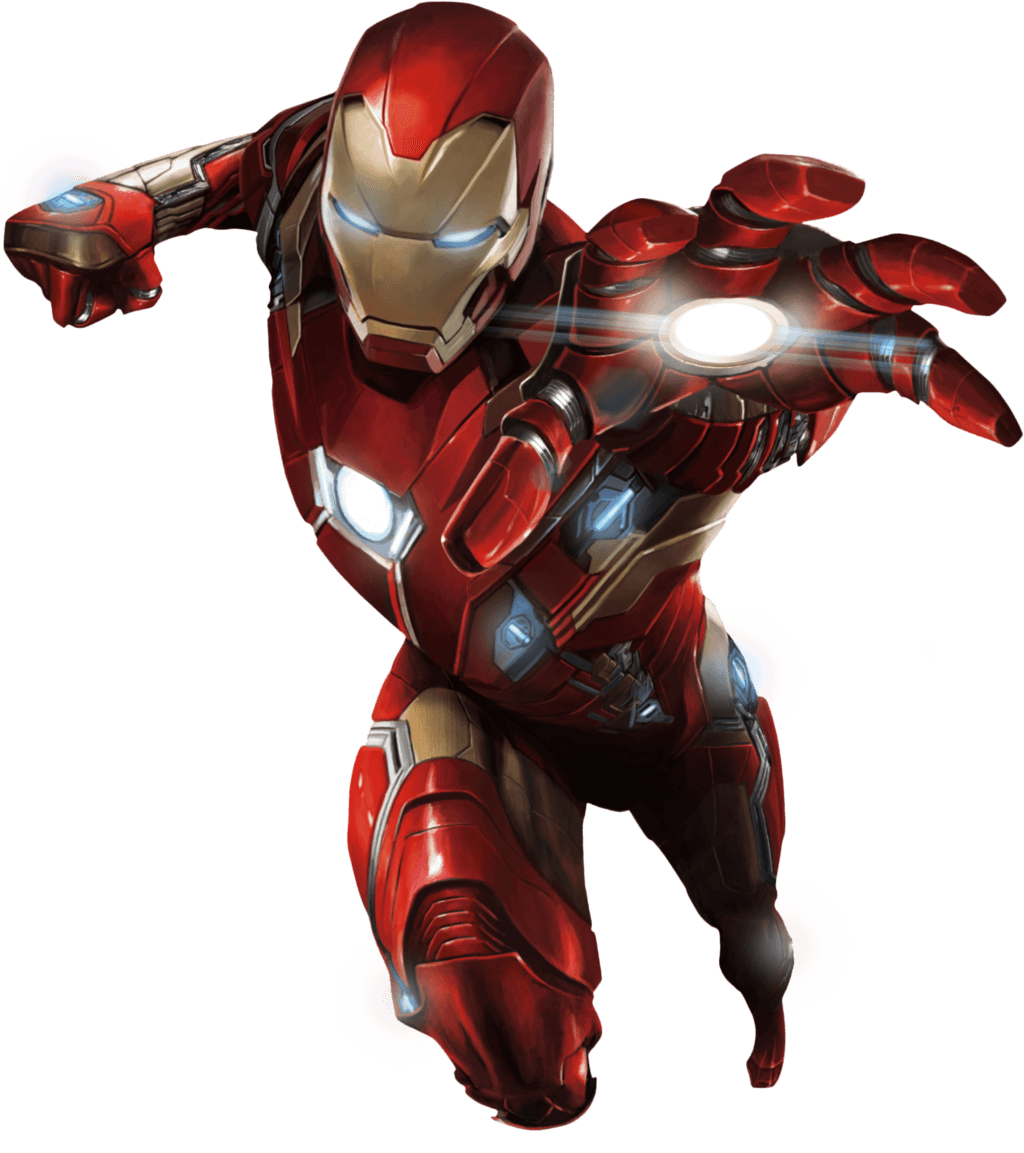 Flying Iron Man Cutout  HD Free Download