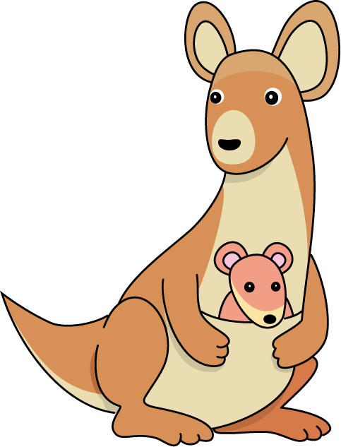 Kangaroo And Baby Clipart  HD Free Download