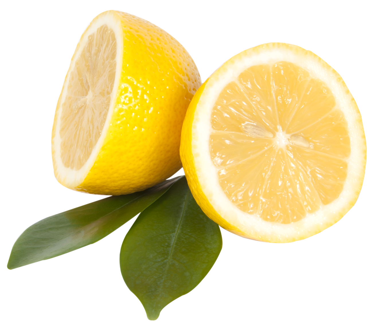 Lemon Fruit With Leaf PNG Image HD Free Download