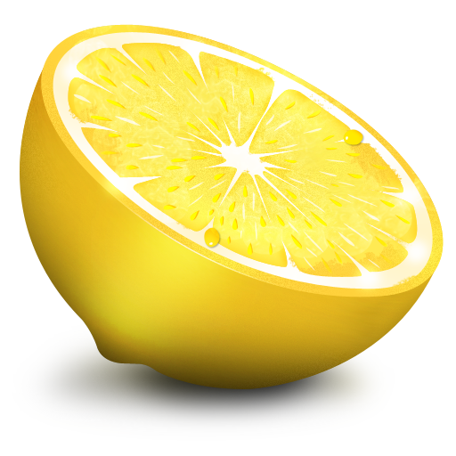 Lemon Icon Paradise Fruit Icon Set Softiconsm  HD Free Download