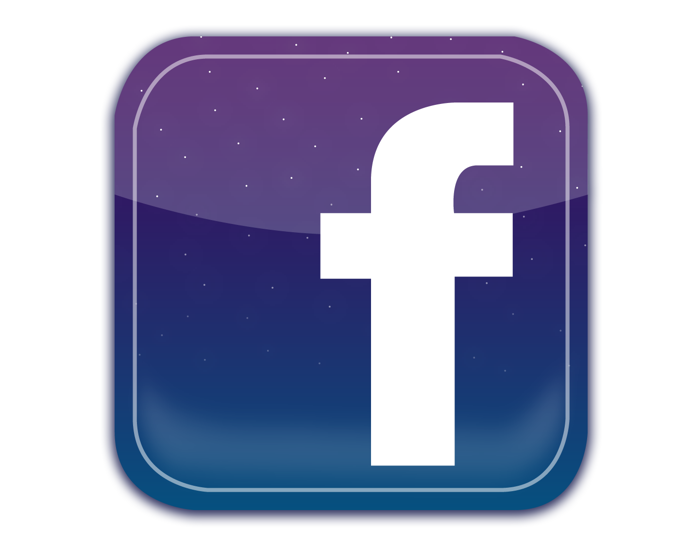 Facebook Logo PNG Transparent Purple Background Clean Logo PNG F  HD Free Download