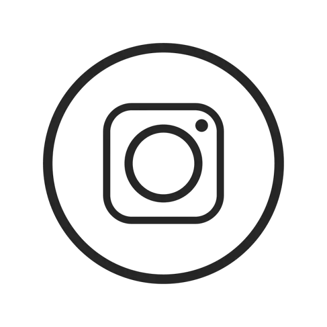 Black Circle Instagram Icon Logo  HD Free Download