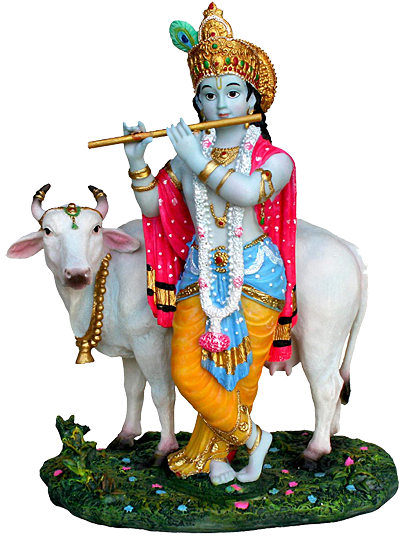 Lord Krishna And Cow Transparent  HD Free Download