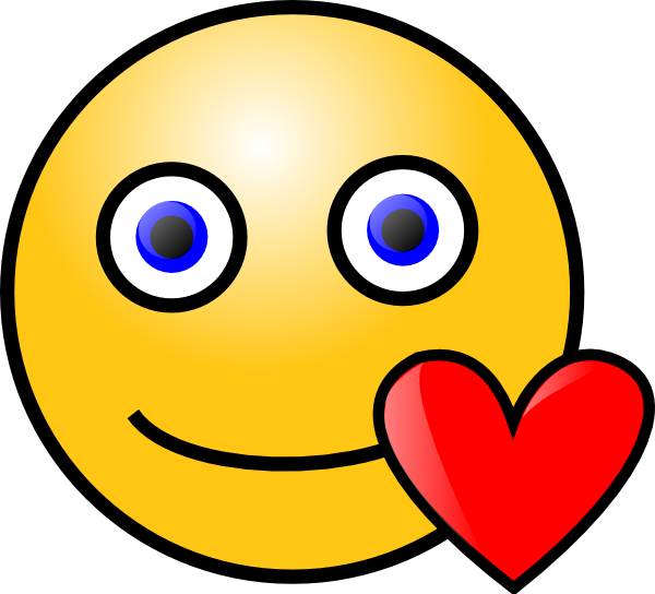 Love Heart Smiley Clip Art Clkerm Vector Clip Art  HD Free Download
