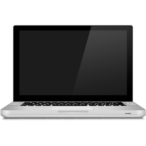 Black Macbook Icon  HD Free Download