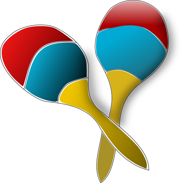 Maracas Clip Art Clkerm Vector Clip Art Online  HD Free Download