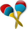 Maracas Clip Art Clkerm Vector Clip Art Online  HD Free Download