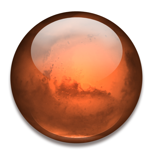 Mars Icon Solar System Iconset Dan Wiersema  HD Free Download