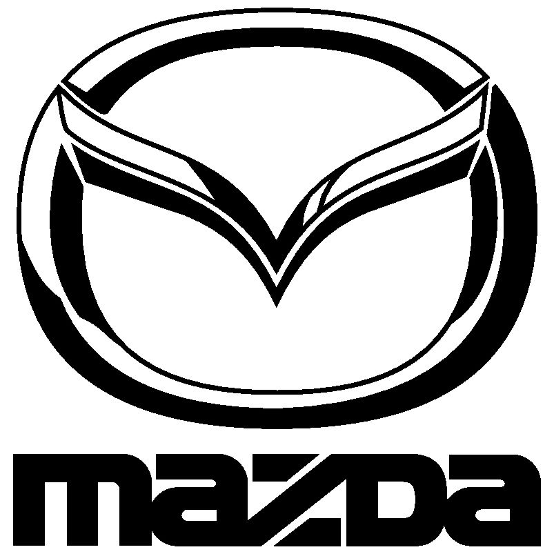 Black Mazda PNG Logo  HD Free Download
