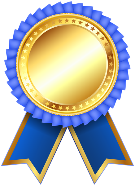 Medal Blue Award Rosette PNG Clipar Image Gallery   HD Free Download