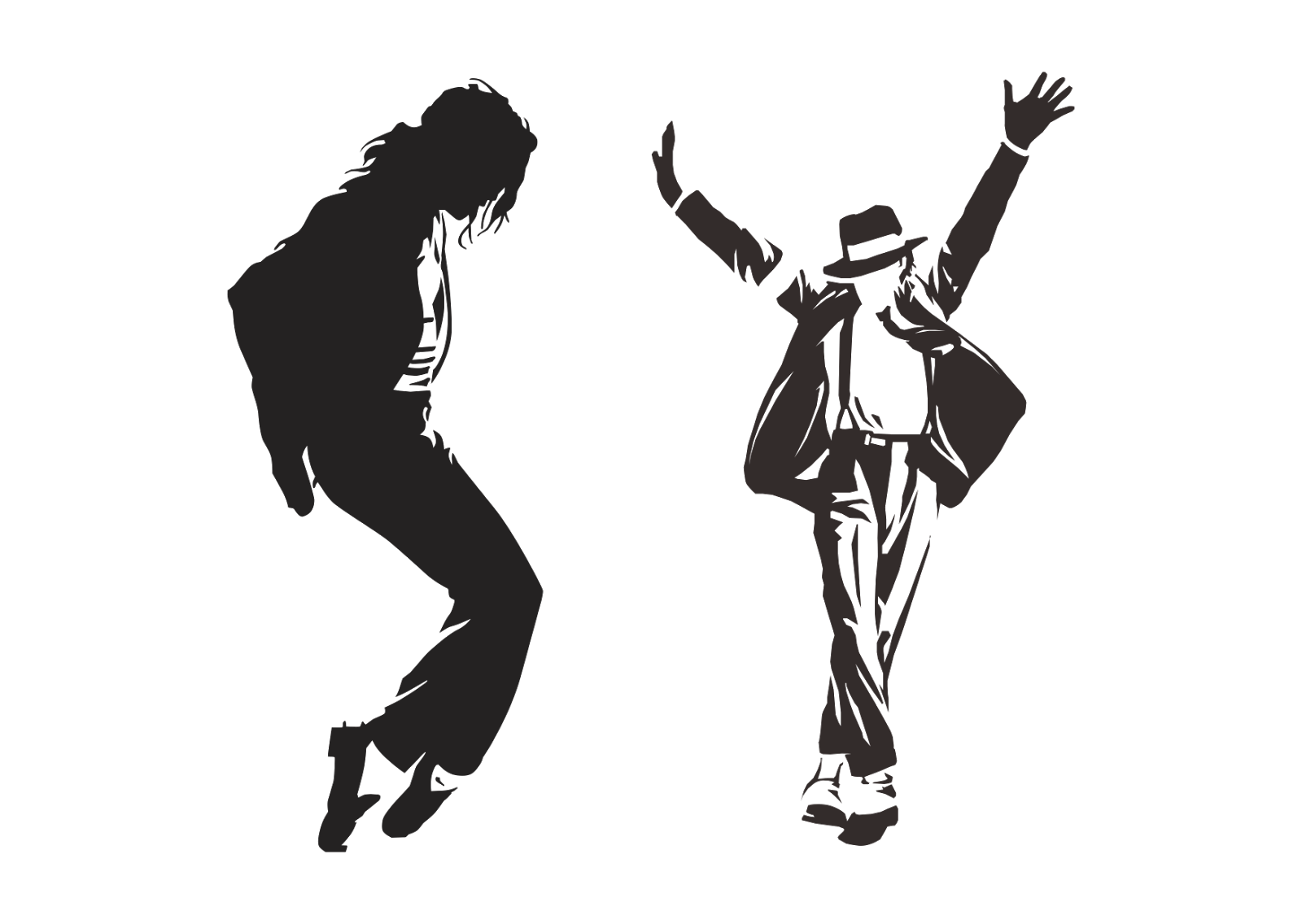 Michael Jackson Dancing Black White Transparent  HD Free Download
