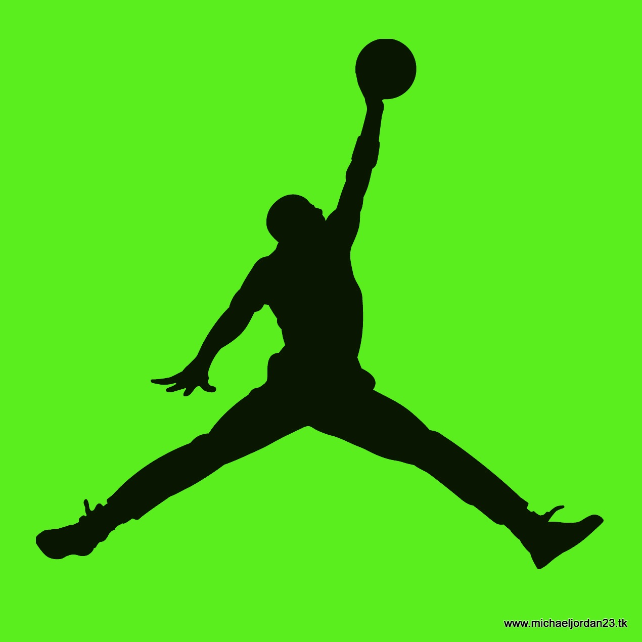 Green Michael Jordan Background  HD Free Download