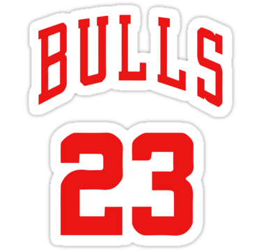 Red Logo Bulls 23 PNG  HD Free Download