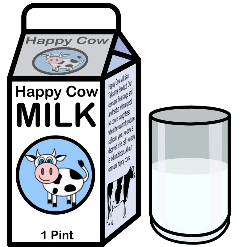 Milk Carton Symbol Drinks Talksense HD Free Download