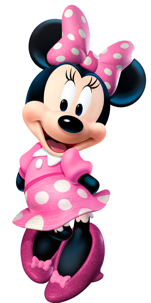 Minnie Mouse Dress Pink Polka PNG  HD Free Download