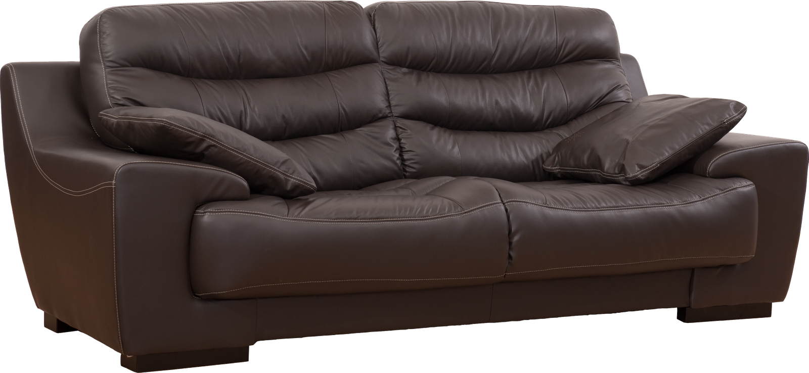 Modern Black Leather Sofa Image  HD Free Download