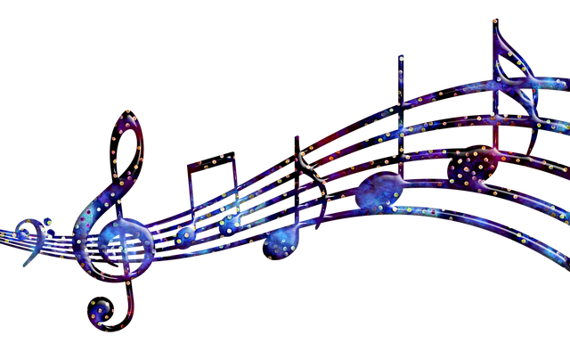 Music Notes Star Time Techno Color Image   HD Free Download