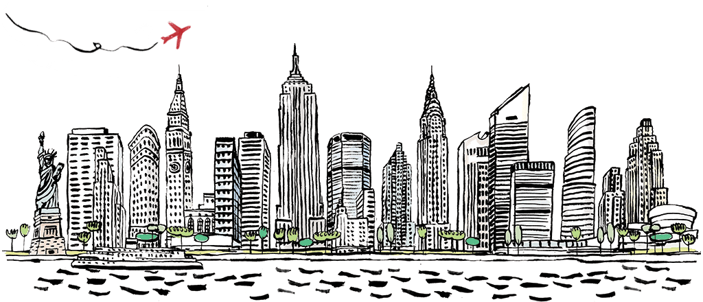 New York City PNG Black And White Transparent New York  HD Free Download