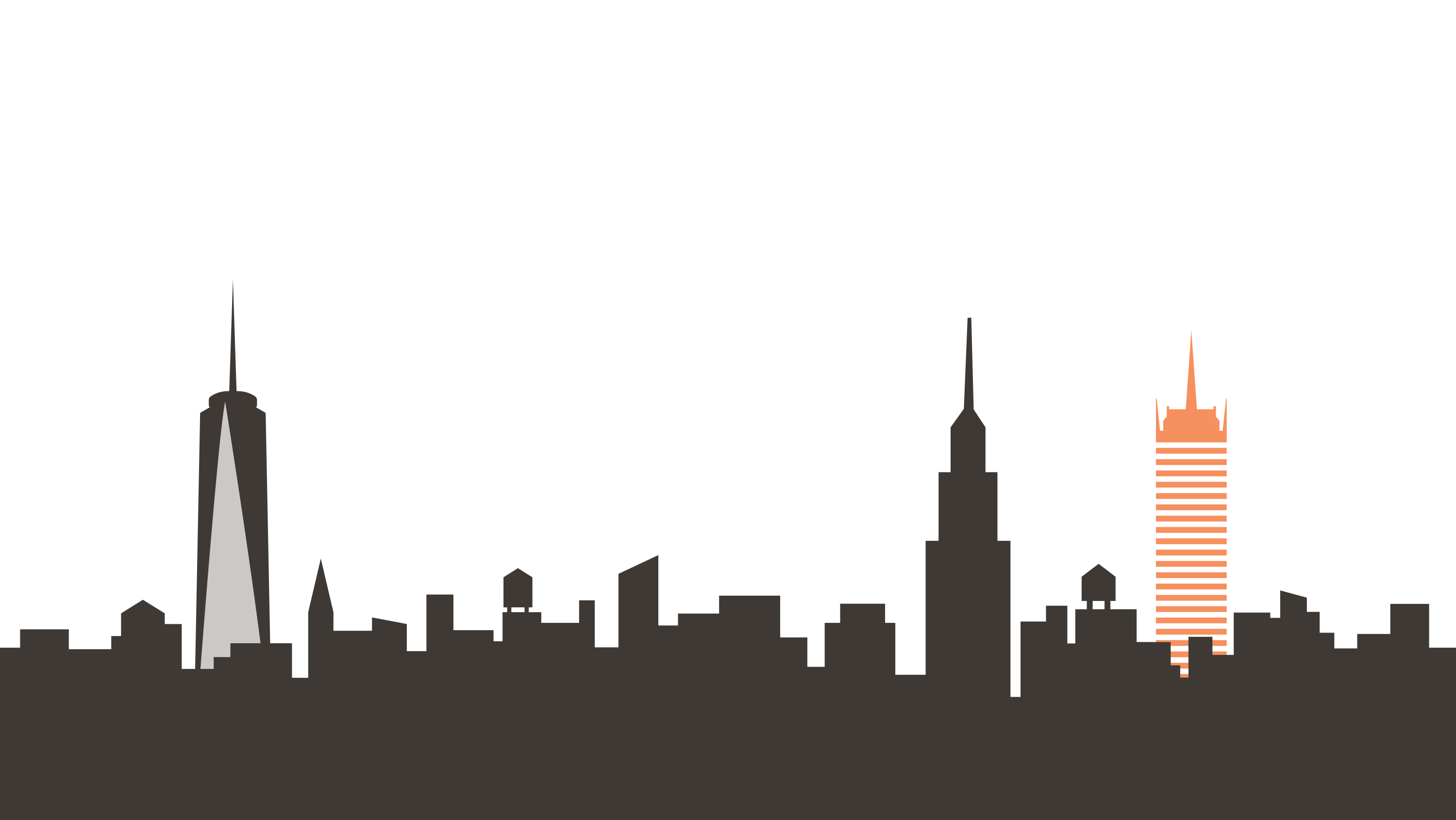 New York City PNG Skyline Transparent New York City  HD Free Download