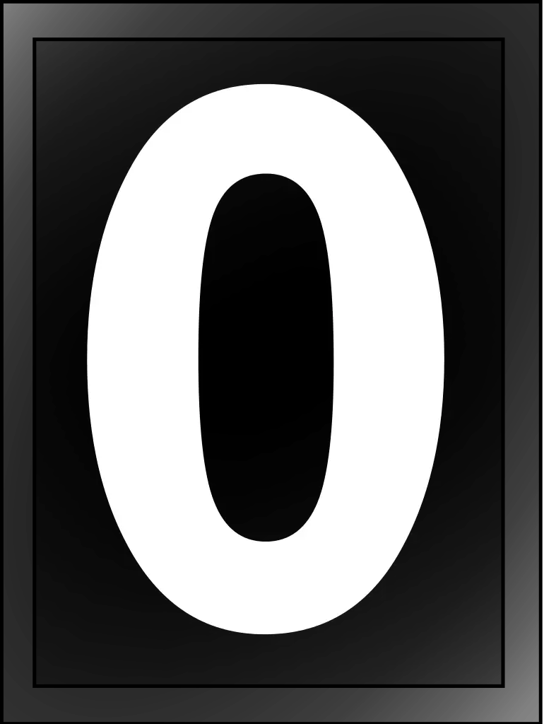 Number 0 File Odometer HD Free Download