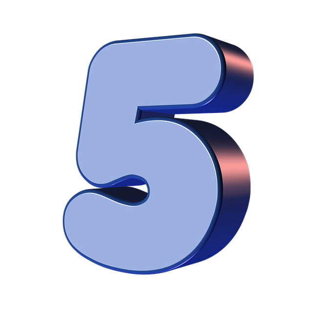 Number 5 Print Stylish Numbers How Draw Minute  HD Free Download