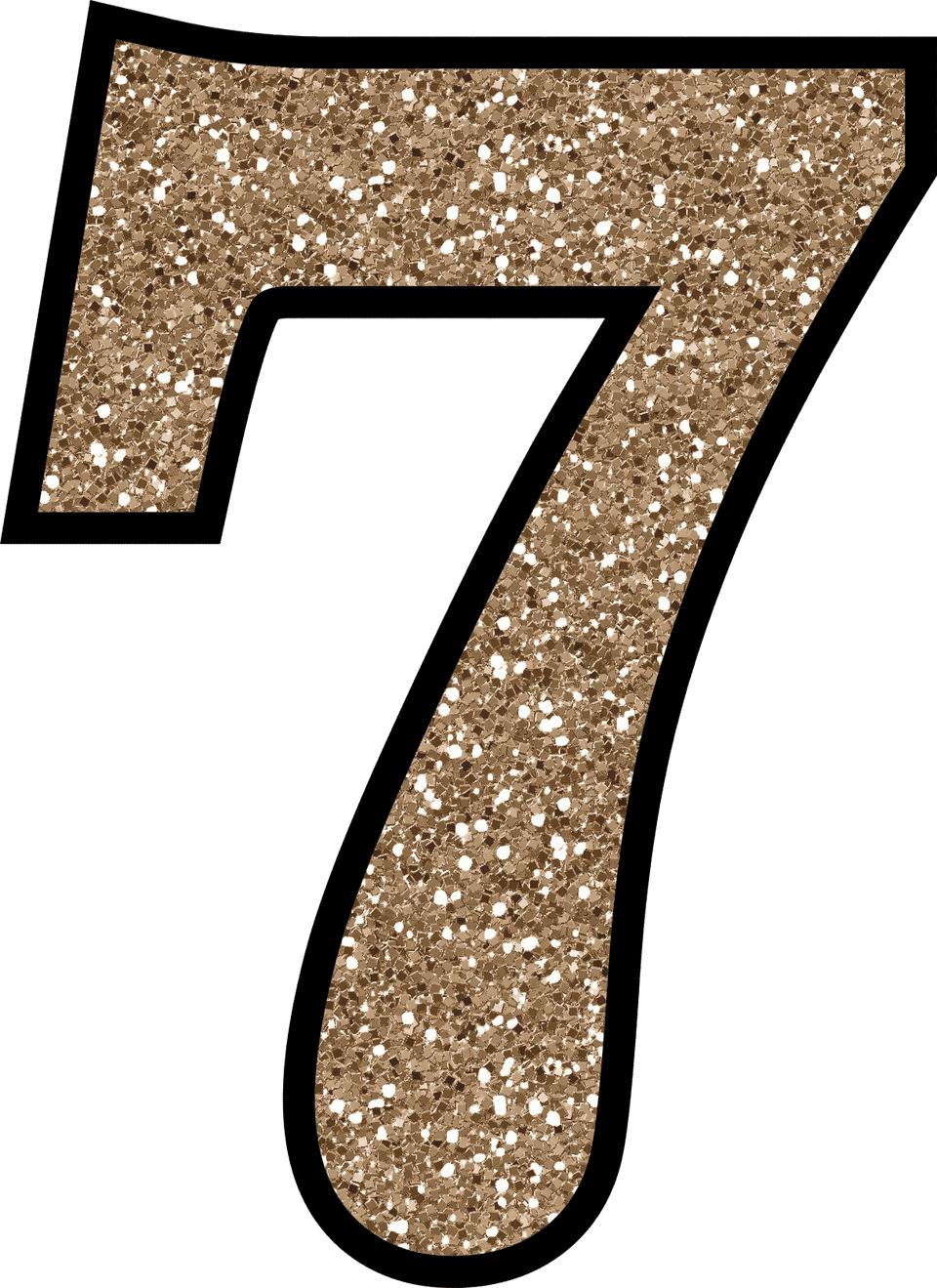 Number 7 Number Digits Transparent Icon Image  HD Free Download