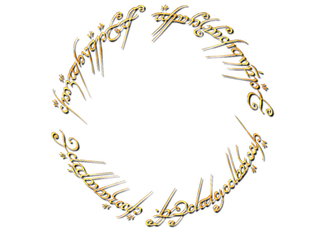 One Ring To Rule Them All PNG Logo  HD Free Download