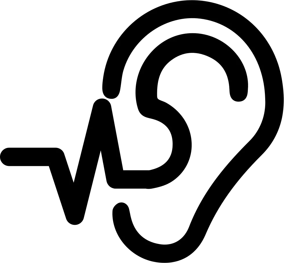 Operating Ear Low Frequency Svg PNG Icon Onlinewebfontsm  HD Free Download