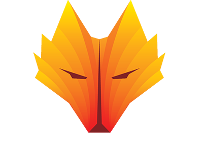 Orange Fox Head For Logo PNG  HD Free Download