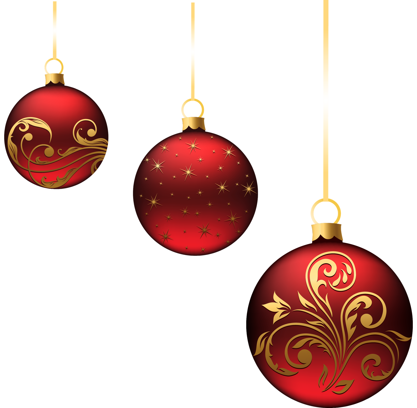 Ornament Christmas Red Balls Ornaments PNG Picture Projekty HD Free Download