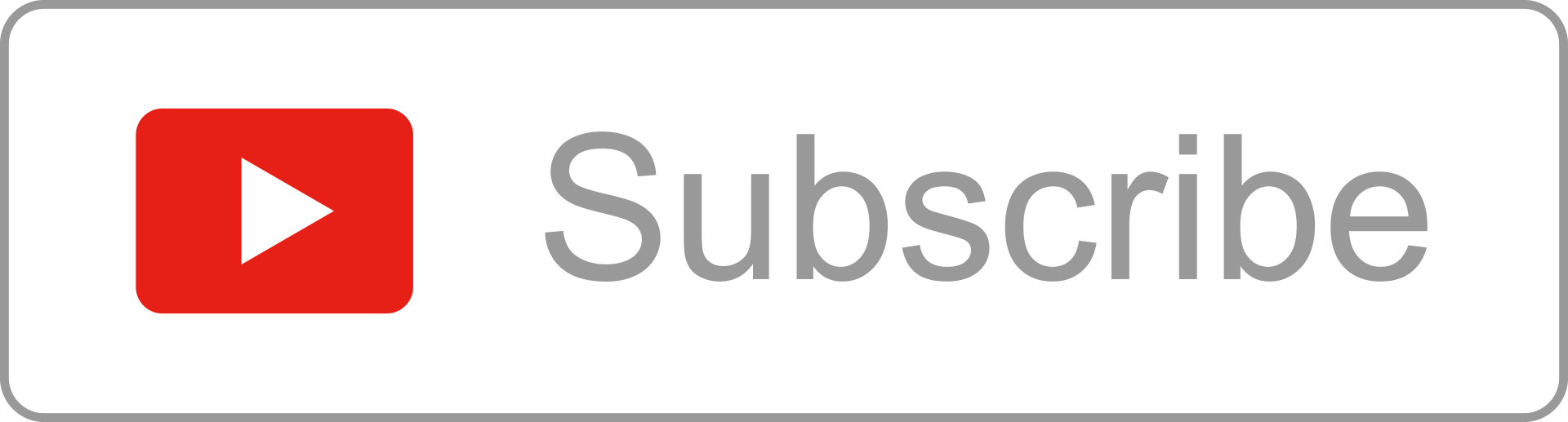 Outline Youtube Subscribe Button Picture Free  HD Free Download
