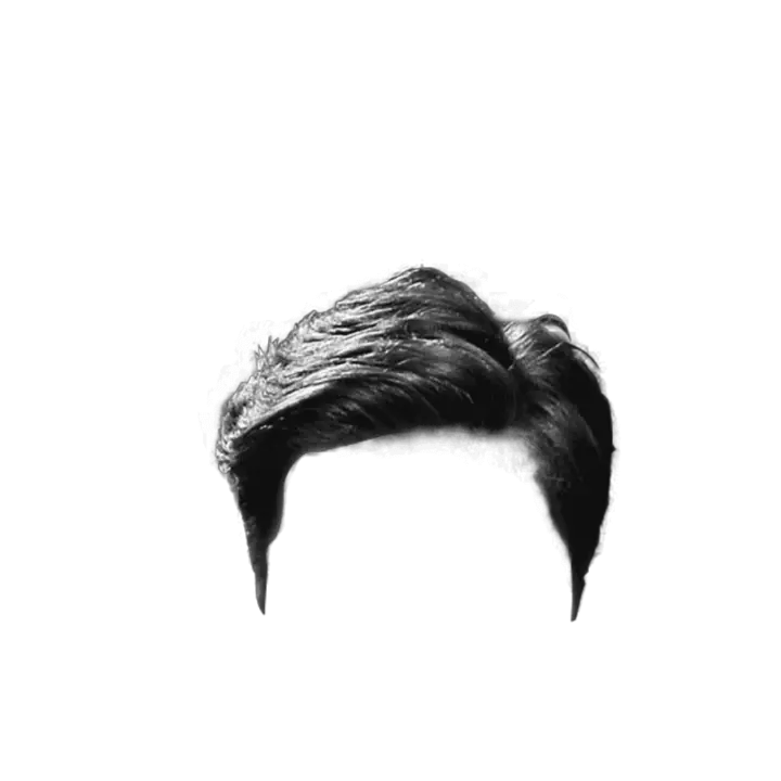 Short Side Parted Men Hairstyle Transparent Background HD Free Download