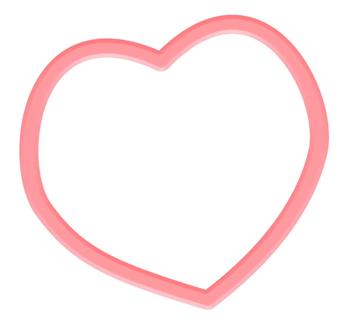 Photoscape Editor Heart Shape PNG Frames  HD Free Download