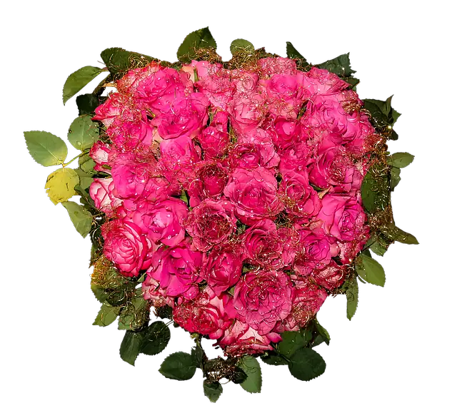 Pink Flowers Bouquet Roses Photo Design  HD Free Download