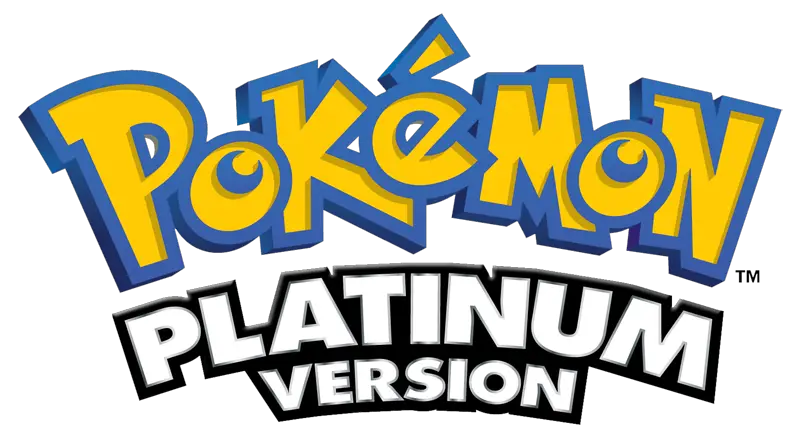Pokemon Platinum Version Logo PNG  HD Free Download
